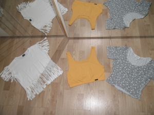 12x Sommer Tops Tunika Shirt & Bauchfrei Tops Gr. 34-36 S wNeu! Bild 14