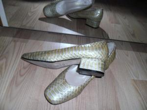 Echtes Leder Schlange Design Gr.39 Schuhe von Schachtel Italy. wNeu! Bild 6