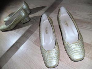 Echtes Leder Schlange Design Gr.39 Schuhe von Schachtel Italy. wNeu! Bild 4