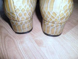 Echtes Leder Schlange Design Gr.39 Schuhe von Schachtel Italy. wNeu! Bild 5