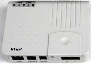 WLAN Router ISDN-Netzanschlussgerät Sphairon NTBA7 Split_Versatel Box