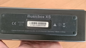 Canton Musicbox XS Bluetooth-Lautsprecher(defekt) + neuer Akku Bild 3