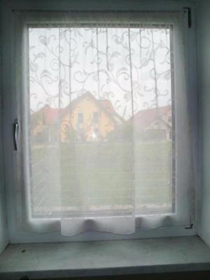 Vorhang / Gardine (fertig genäht), mein Fenster ist knapp 1 m breit, Bild 2