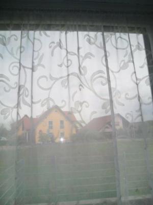 Vorhang / Gardine (fertig genäht), mein Fenster ist knapp 1 m breit, Bild 1