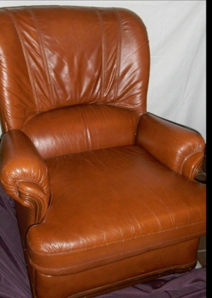 Leder Sessel braun Ledersessel Bild 2