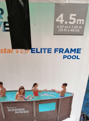 Pool 4,5 Meter Durchmesser neu mit allem Zubehör Bild 1