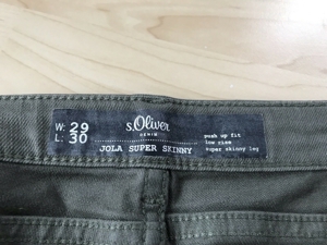 S.Oliver Jeans Olivgrün Jeans Damen Mädchen Gr. W29/L30 Bild 3