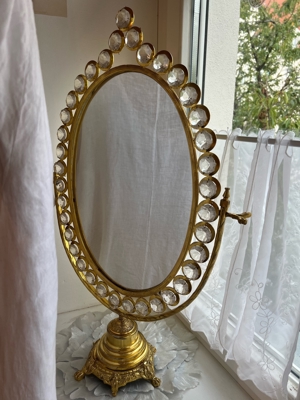 Vintage Spiegel Gold Bild 1