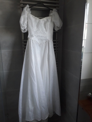 Hochzeitskleid der 80er Vogue Schnitt Maßanfertigung ca Gr. 36 Bild 1