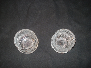 2 x Kristallglas Zuckerdose Bild 2