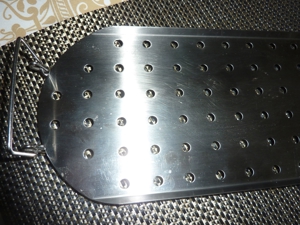 Brätereinsatz- oval NEU 36,5cm lang, evt für Gänsebräter, beste Qualität Edelstahl Bild 2