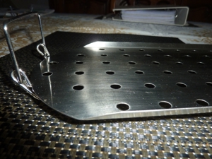 Brätereinsatz- oval NEU 36,5cm lang, evt für Gänsebräter, beste Qualität Edelstahl Bild 3