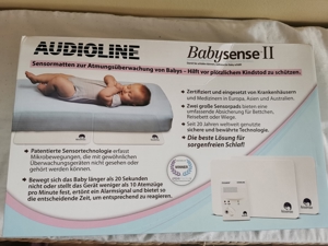 Audioline Babysense II (SIDS) Atemüberwachung Sensormatte