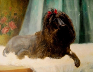 um 1890 1900 tolles Gemälde, toller orig. Jugendstilrahmen Bild 2