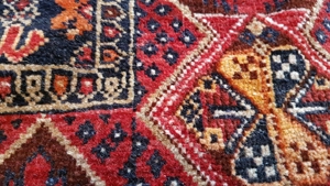 Afschari Orient Teppich Nomaden Tribal Rug Läufer Turkmen Persien Bild 10