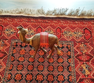 Afschari Orient Teppich Nomaden Tribal Rug Läufer Turkmen Persien Bild 2