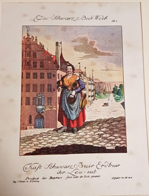 8 Kupferstiche koloriert historische Berufe Kostüm Nürnberg Trachten Tracht Kleid Bild 9