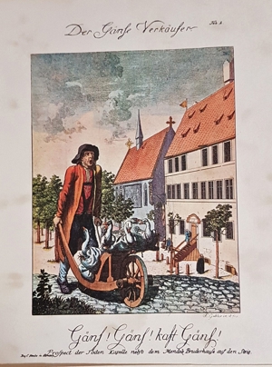 8 Kupferstiche koloriert historische Berufe Kostüm Nürnberg Trachten Tracht Kleid Bild 8