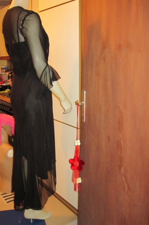 Ballkleid, Kleid festlich, schwarz mit Schulterweste Gr. 38 ChouChou Bild 5