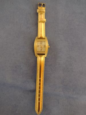 hübsche Quarz Damen Armband Uhr, Golddesign - kein Gold- second hand Bild 2