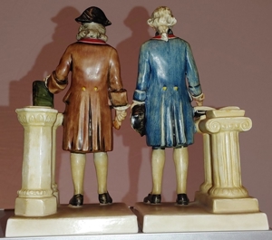 Goebel Figuren - George Washington und Benjamin Franklin (von 1957) Bild 3