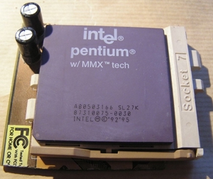Prozessor Pentium f. Sammler - Intel CPU 166 MHz Bild 3