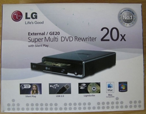 Externes CD + DVD Gerät - USB Brenner - DVD-RW Bild 2