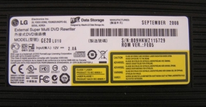 Externes CD + DVD Gerät - USB Brenner - DVD-RW Bild 3