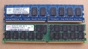 2x2GB ECC Speicher - ECC RAM - Speicherbausteien - RAM Module Bild 1