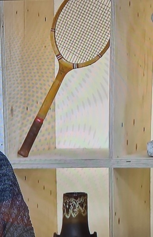 Tennis Schläger Antik V.Snauwaert mit Spannvorrichtung Snauwert Bild 7