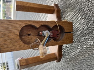 Nostalgie Wandlampe - Holzoptik Bild 5