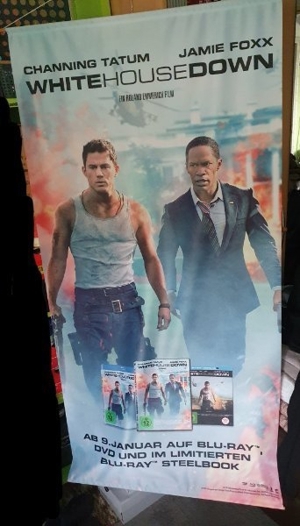 Banner Whitehousedown mit Channing Tatum und Jamie Foxc