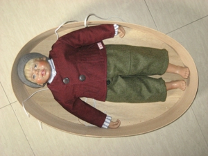 "Bauernkind" Künstlerpuppe Sammlerpuppe von Kristin Schramm Bild 7