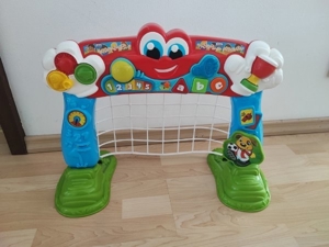 Fußballtor mit Musik