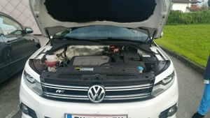 VW Tiguan Haubendämpfer, Haubenlift, Motorhaube Dämpfer Edelstahl Bild 4