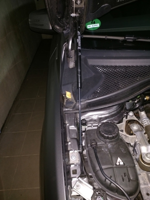 Haubenlift, Motorhaube Dämpfer Edelstahl W246 B-Klasse W245G neu Bild 8