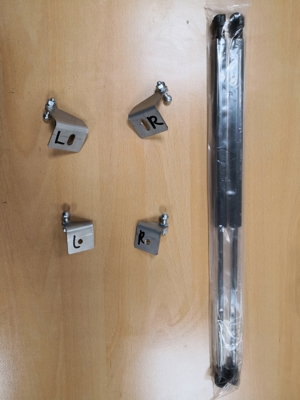 Haubenlift, Motorhaube Dämpfer Edelstahl W246 B-Klasse W245G neu Bild 9