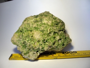 Grüner Calcit - Mineralien - Rohstein Bild 4