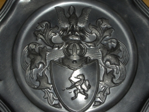 Zinnteller, Wappen Bild 3