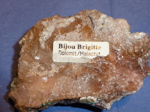 Dolomit, Malachit, Mineralie, Heilstein Bild 4