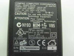Netzteil Compaq EVP100 mit Rundstecker, 10 V und 1.5 A Bild 2