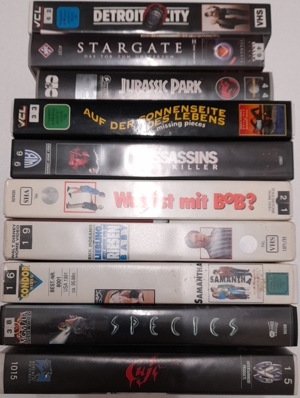 Spielfilme auf VHS Bild 1