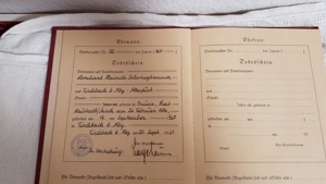 Wehrpaß 1940 Familien Stammbuch Deutschland Geburt Hochzeit Militär Bild 4
