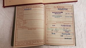 Wehrpaß 1940 Familien Stammbuch Deutschland Geburt Hochzeit Militär Bild 5