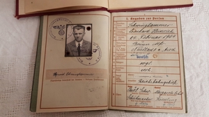 Wehrpaß 1940 Familien Stammbuch Deutschland Geburt Hochzeit Militär Bild 3