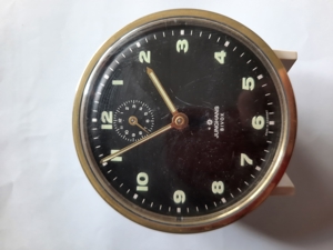 2.Alte Wanduhren,Wecker,Alte Figurenuhr Uhrenträger Uhrenmann 40 cm defekt Bild 7
