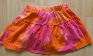 Shorts-Röckchen Gr. 92 (2T) orange/pink Batik - gumballs Bild 3