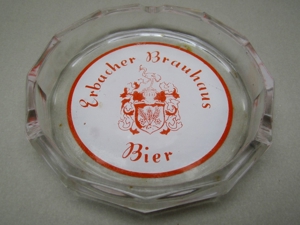 Erbacher Brauhaus Bier Glas Aschenbecher Bild 4