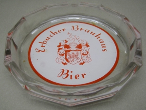 Erbacher Brauhaus Bier Glas Aschenbecher Bild 1