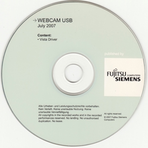 FUJITSU CD mit Driver Treiber für WEBCAM USB S26361-F3403-L1 Bild 5
